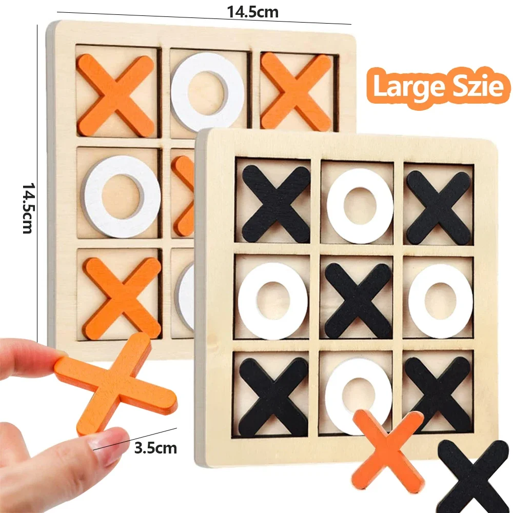 Board Game Anak - ไม้ XO Tic Tac Toe เกมมินิหมากรุก