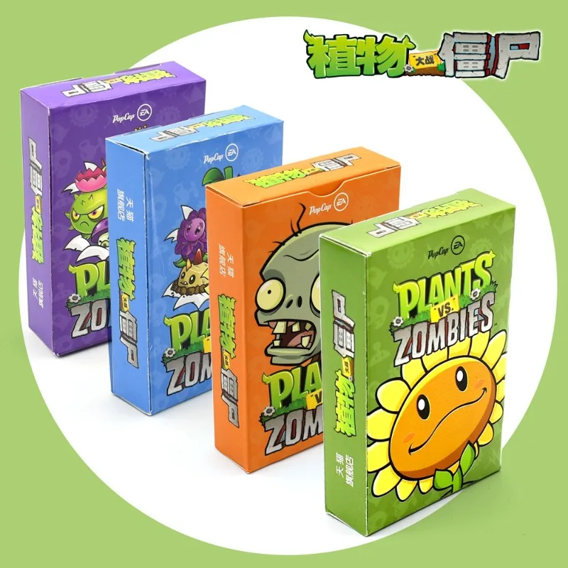 Board Game Zombies - เกมพืชปะทะซอมบี้ ไพ่การ์ดเกมสงครามในสวน ฉบับพิมพ์คุณภาพสูง ของสะสมไพ่โป๊กเกอร์ ของขวัญสำหรับเด็ก ของเล่น