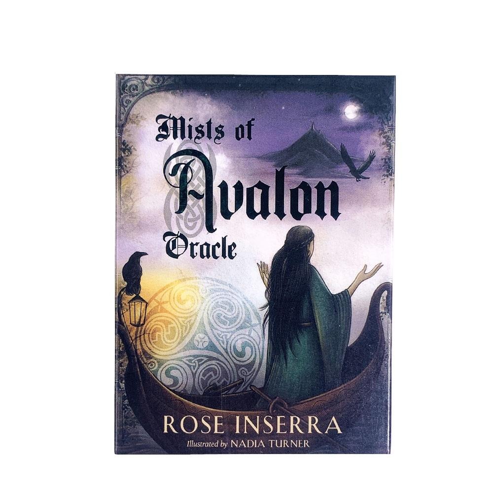 Board Game Avalon - Mists of Avalon Oracle Cards ทํานายดวงชะตาไพ่ทาโรต์ครอบครัวปาร์ตี้เกมกระดานพักผ่อน