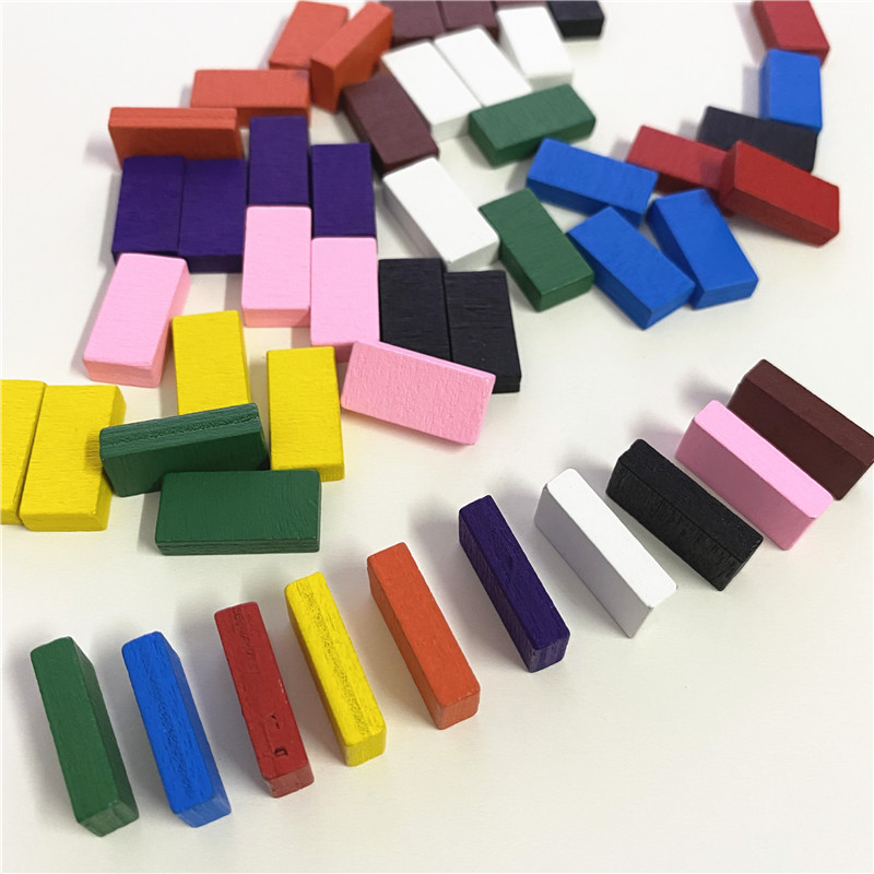 Board Game Hegemony - 50 Pcs 20*10*5 มม. สีสันอิฐเฮ้าส์ Cuboid