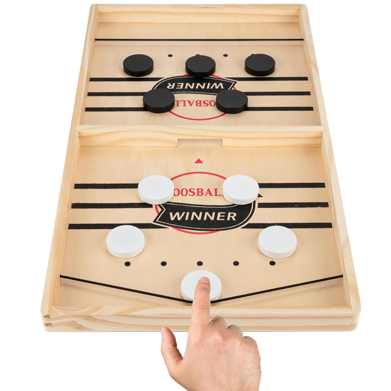 Board Game Live - เกมส์โต๊ะ Fast Sling Puck ฟุตบอลโต๊ะขนาดเล็ก สำหรับผู้เล่นสองคน
