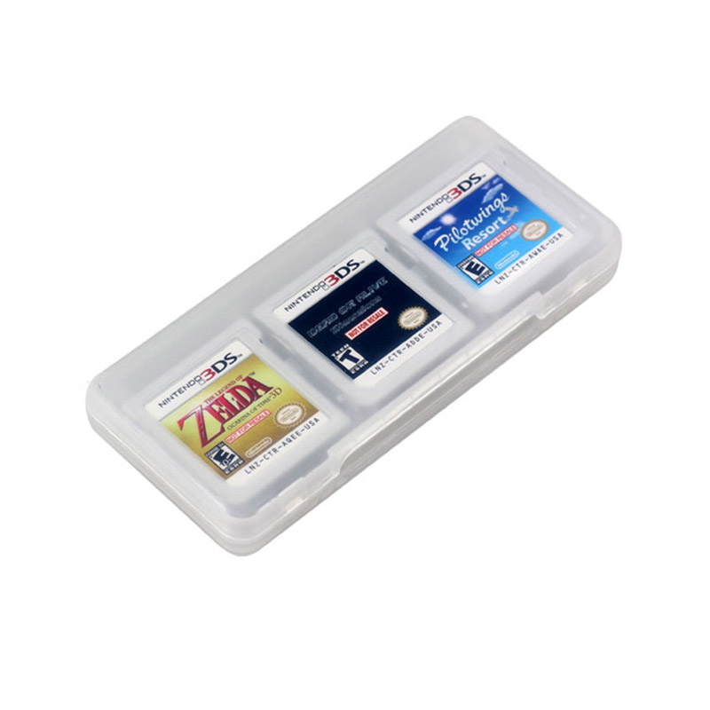 Game Storage Box - ล้าง 6 ใน 1 การ์ดเกมกล่องเก็บตลับหมึกสําหรับ Nintendo