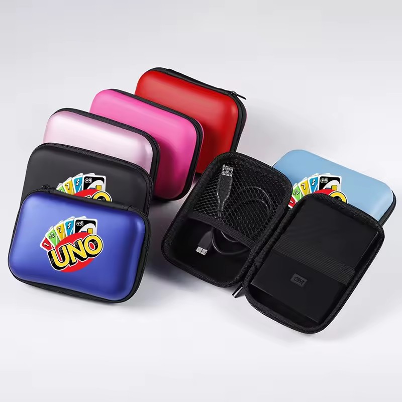 Board Game Box - UNO Travel Zipper Box กล่องใส่การ์ดแฟนเอนเตอร์เทนเมนท์สำหรับเด็ก กระเป๋าเก็บของขนาดเล็ก