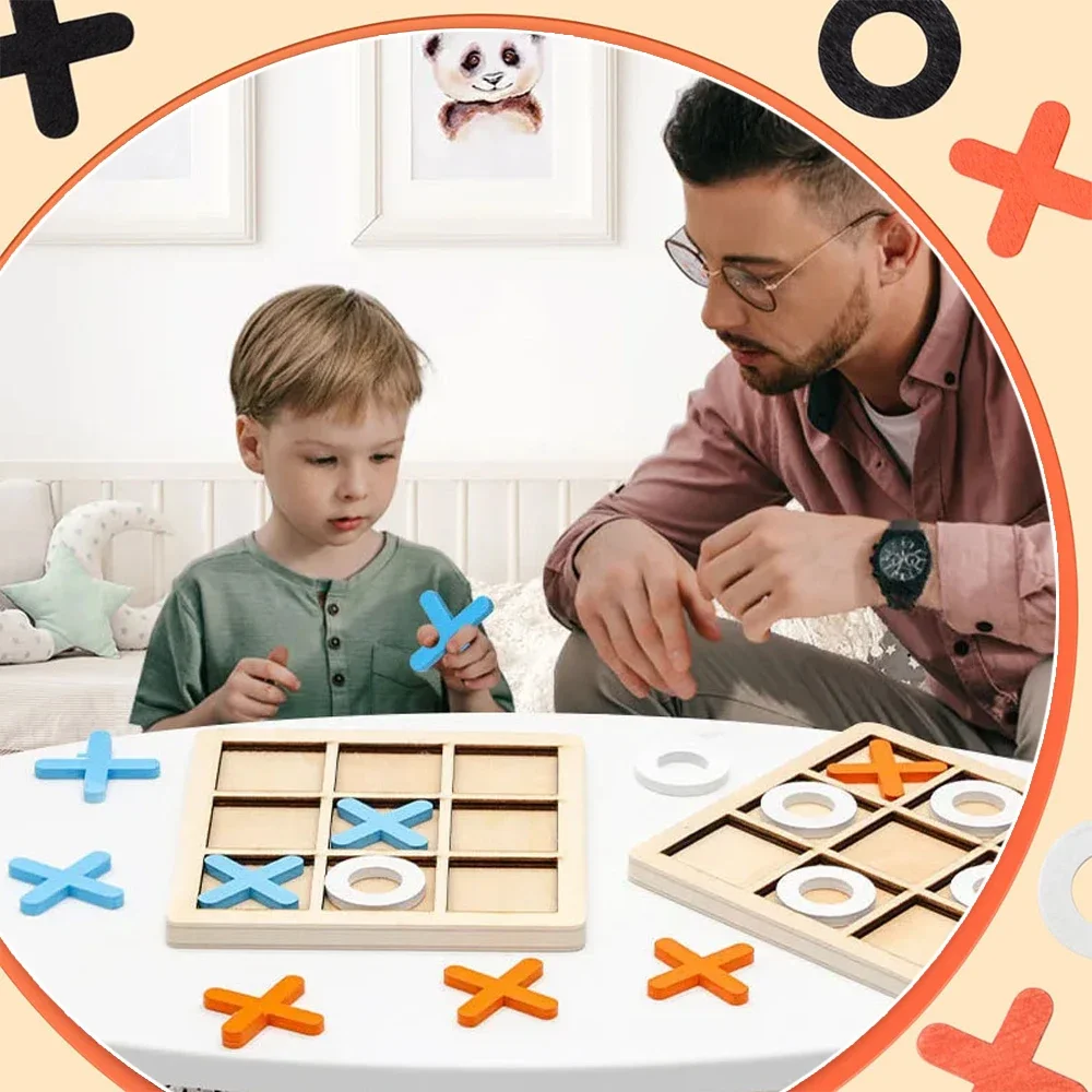 ไม้ XO Tic Tac Toe เกมมินิหมาก - Board Game Anak บทวิจารณ์และราคา
