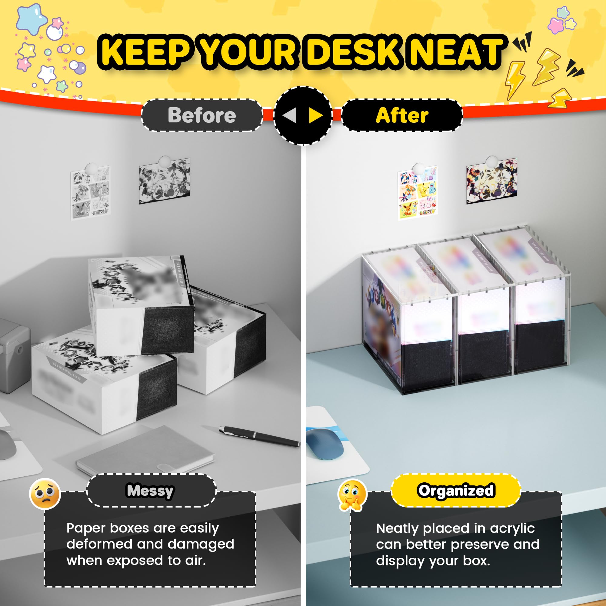กล่องอะคริลิคแม่เหล็กป้องกันรั - Game Storage Box บทวิจารณ์และราคา