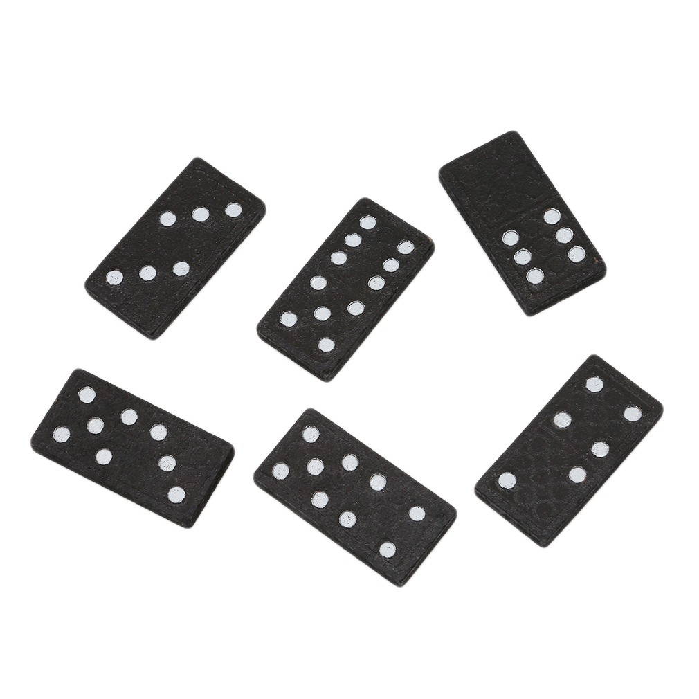 28 ชิ้นสีดําโดมิโนไม้กล่องโดมิ - Board Game Monopoli บทวิจารณ์และราคา