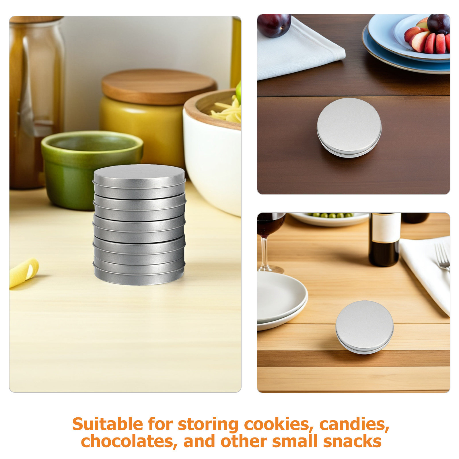 12 ชิ้น กล่องโลหะทรงกลม กล่องเ - Game Storage Box บทวิจารณ์และราคา