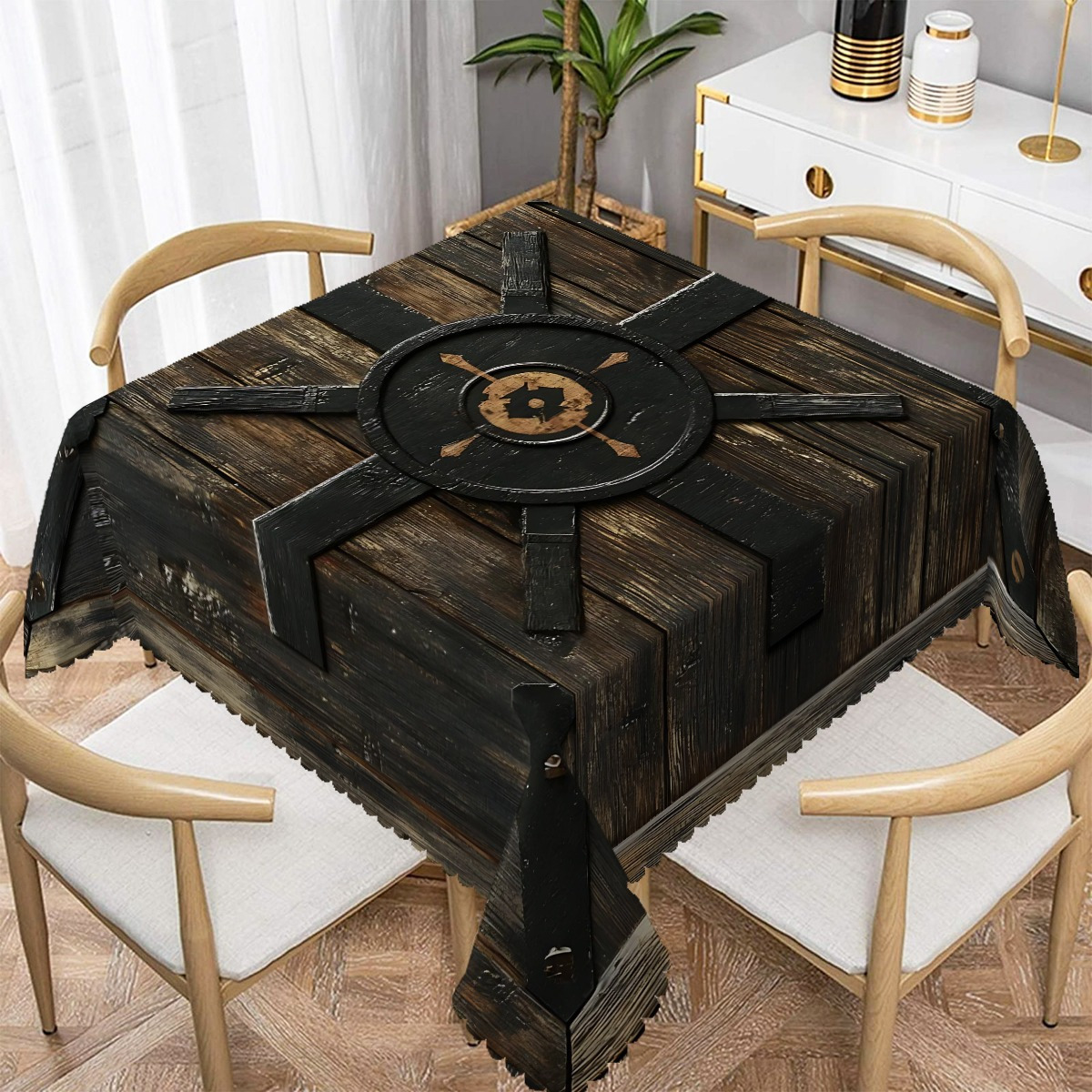 ผ้าปูโต๊ะลายไม้และโล่ไวกิ้ง สไ - Board Game Vikings บทวิจารณ์และราคา