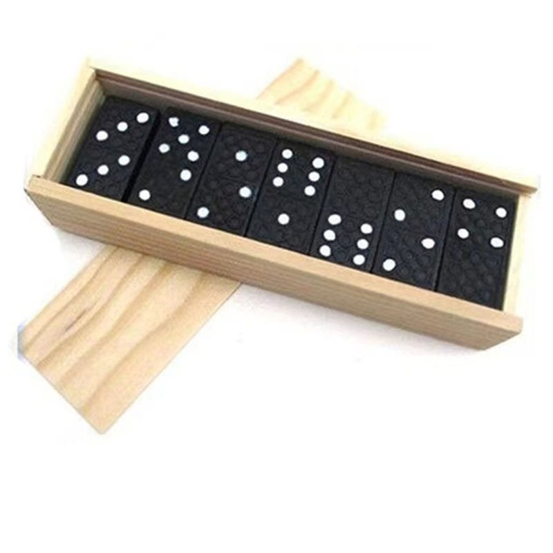 28 ชิ้น/เซ็ตเกมกระดานโดมิโนไม้ - Board Game Monopoli บทวิจารณ์และราคา