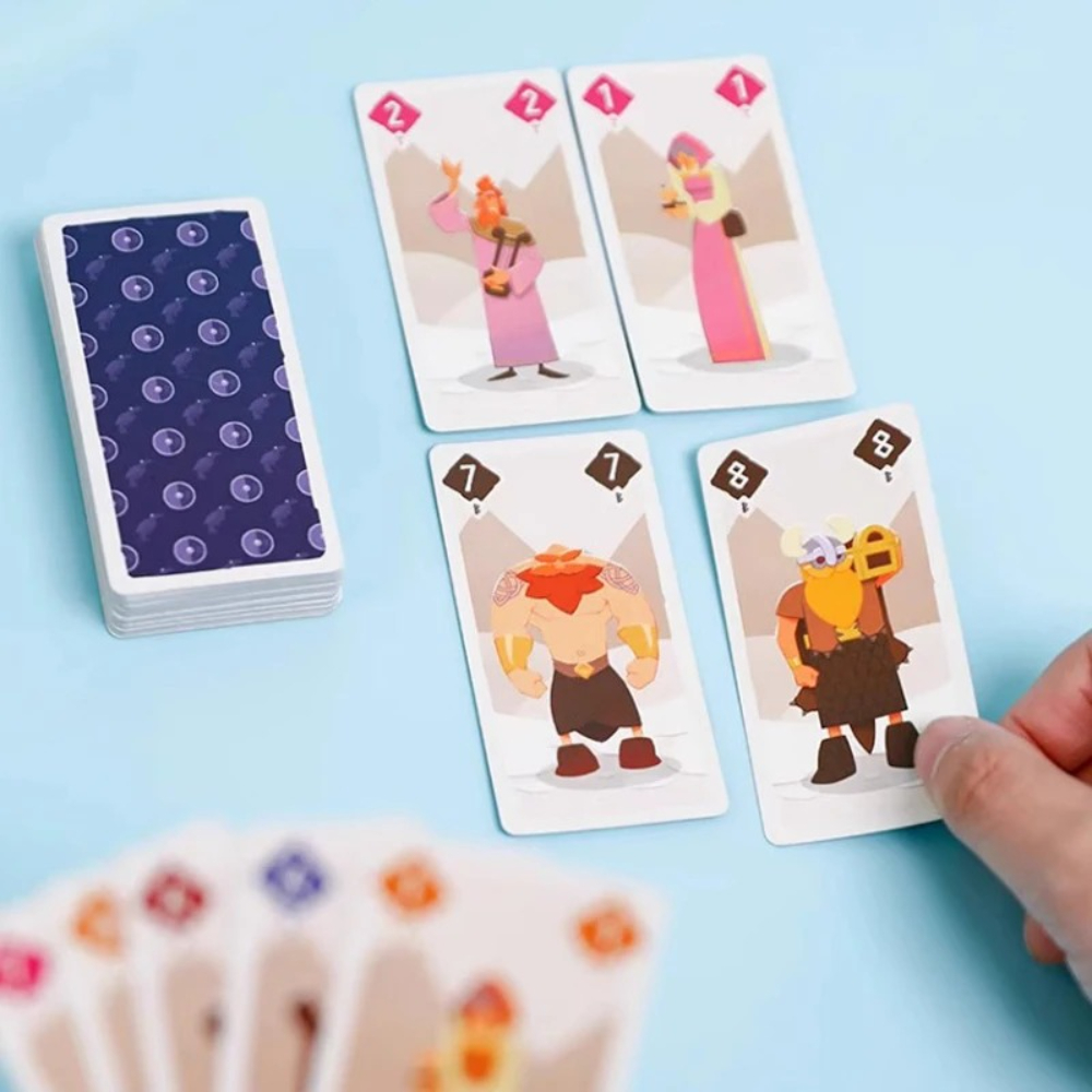 เกมกระดานภาษาจีน-อังกฤษ เกมไพ่ - Board Game Vikings บทวิจารณ์และราคา