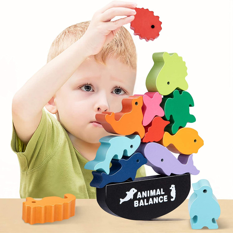 เด็กใหม่ Montessori สัตว์ไม้ B - Board Game Anak บทวิจารณ์และราคา