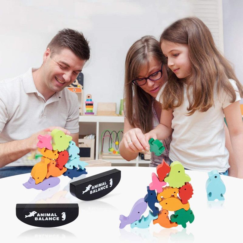 เด็กใหม่ Montessori สัตว์ไม้ B - Board Game Anak บทวิจารณ์และราคา