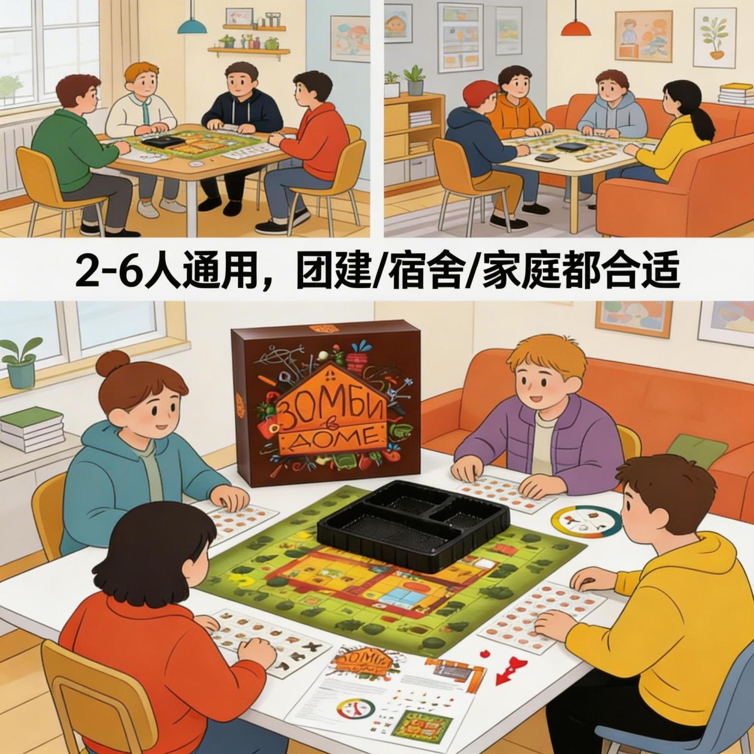 เกมกระดานธีมการเอาชีวิตรอดจากซ - Board Game Zombies บทวิจารณ์และราคา
