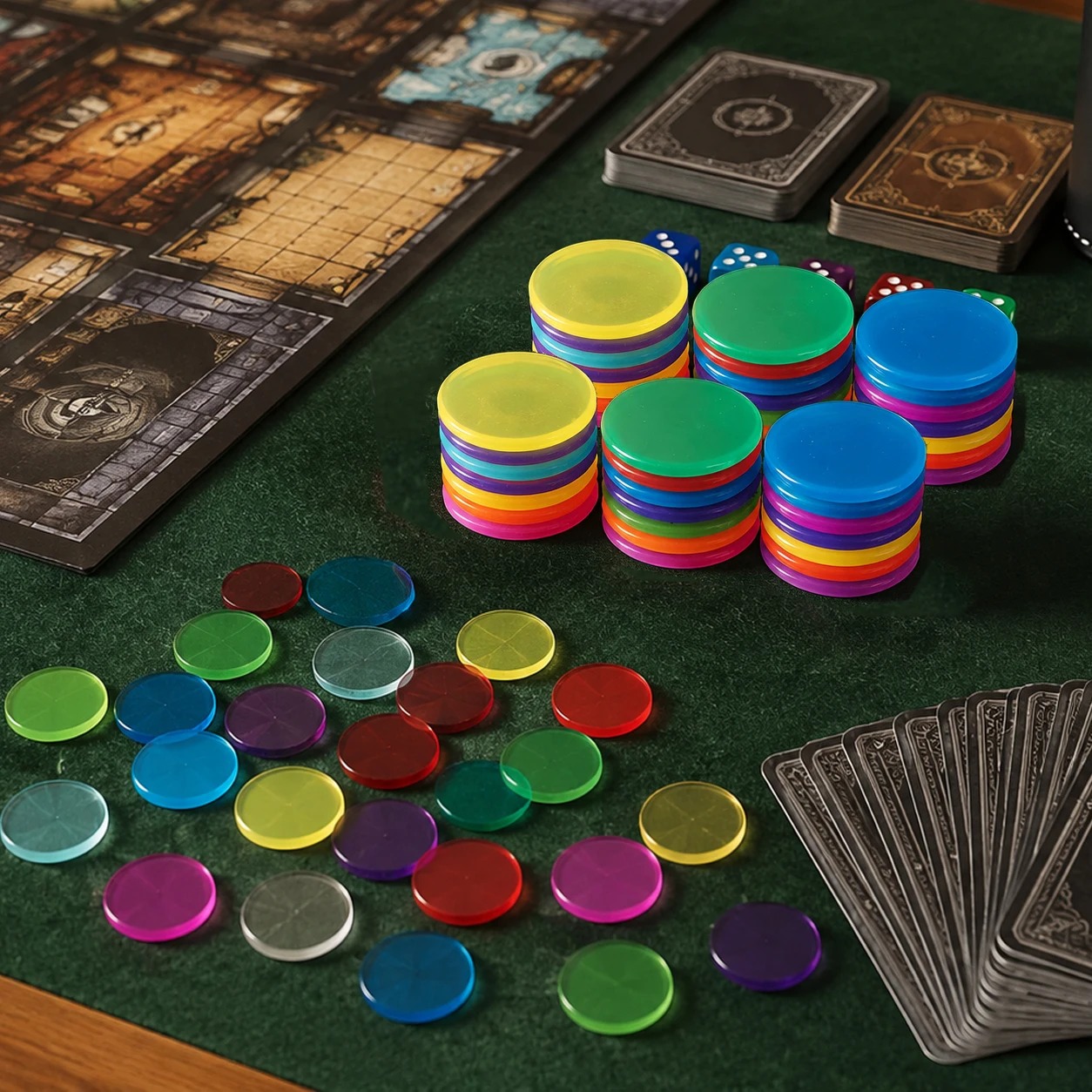 100/300 ชิ้น ชิปพลาสติก DIY โท - Board Game Hegemony บทวิจารณ์และราคา