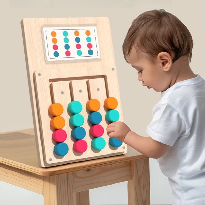 กระดานการเรียนรู้การจับคู่สีแล - Board Game Anak บทวิจารณ์และราคา