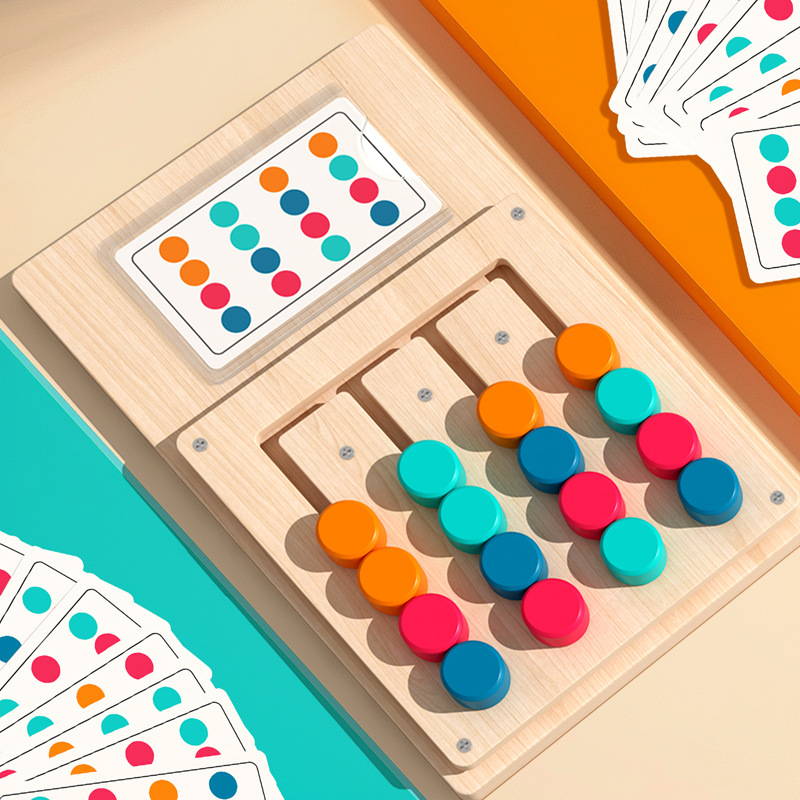 กระดานการเรียนรู้การจับคู่สีแล - Board Game Anak บทวิจารณ์และราคา